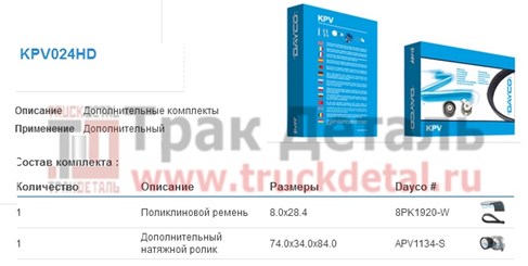 К-кт натяжителя ремня MAN 
