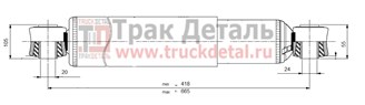 Амортизатор MAN TGX (перед) 